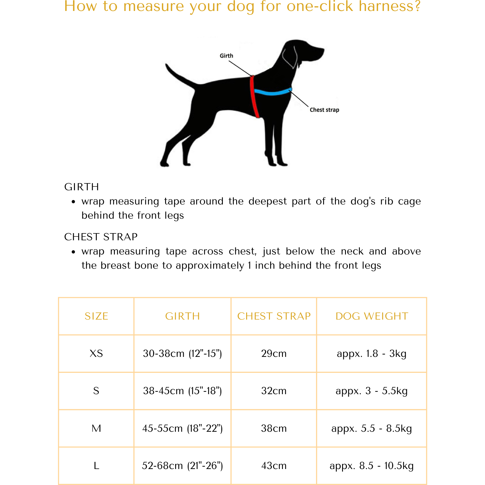 La Parisienne One-Click Dog Harness