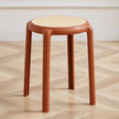 Tabouret empilable en rotin moderne