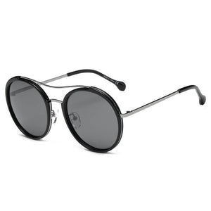 EMPORIA | Retro Polarized Lens Circle Round Sunglasses