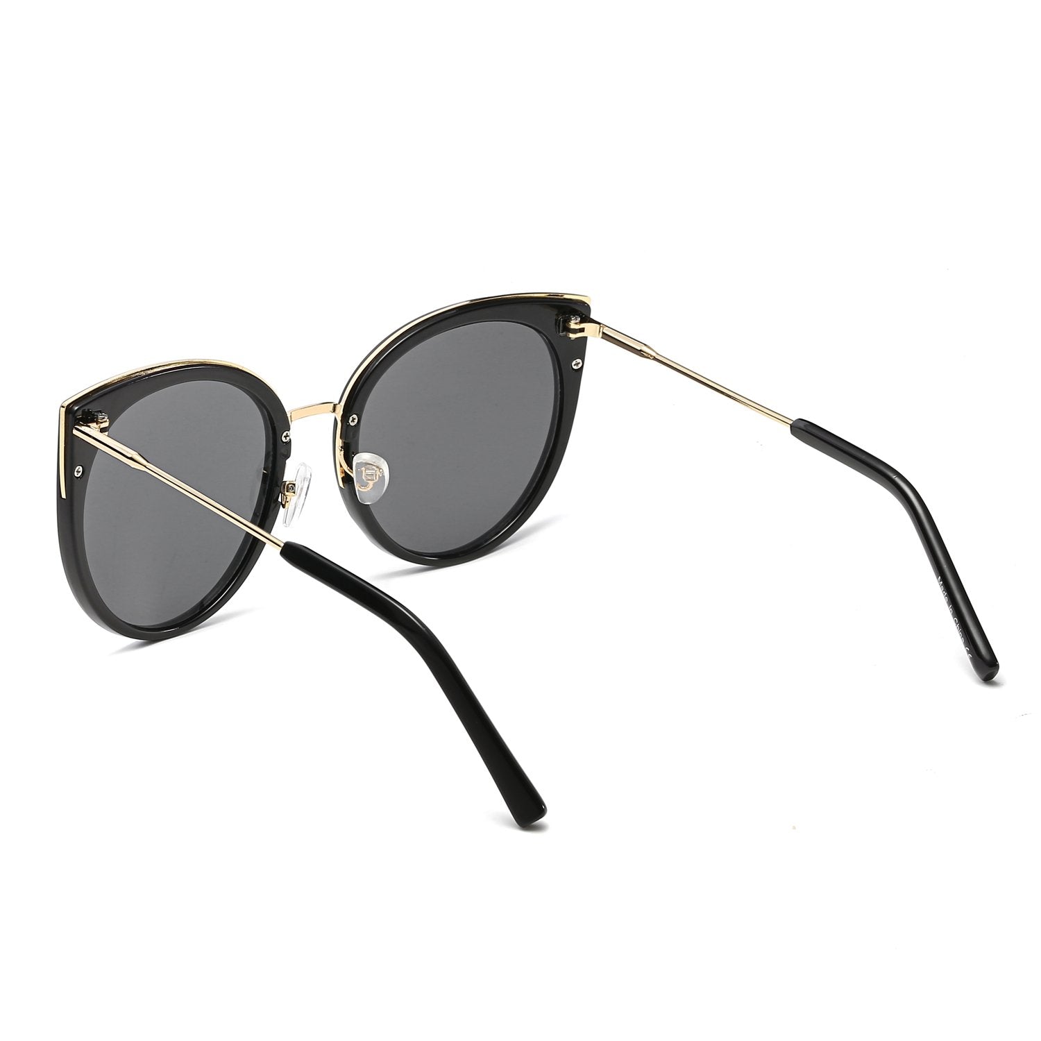 HOLMDEL | Women's Iconic Mirrored Lens Cat Eye Sunglasses