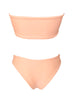 Zoey Bandeau Top & Classic Bottom - Peach