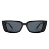 Netheria - Rectangle Retro Narrow Flat Lens Fashion Slim Sunglasses