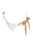 Trish Tie Side Bottom - White