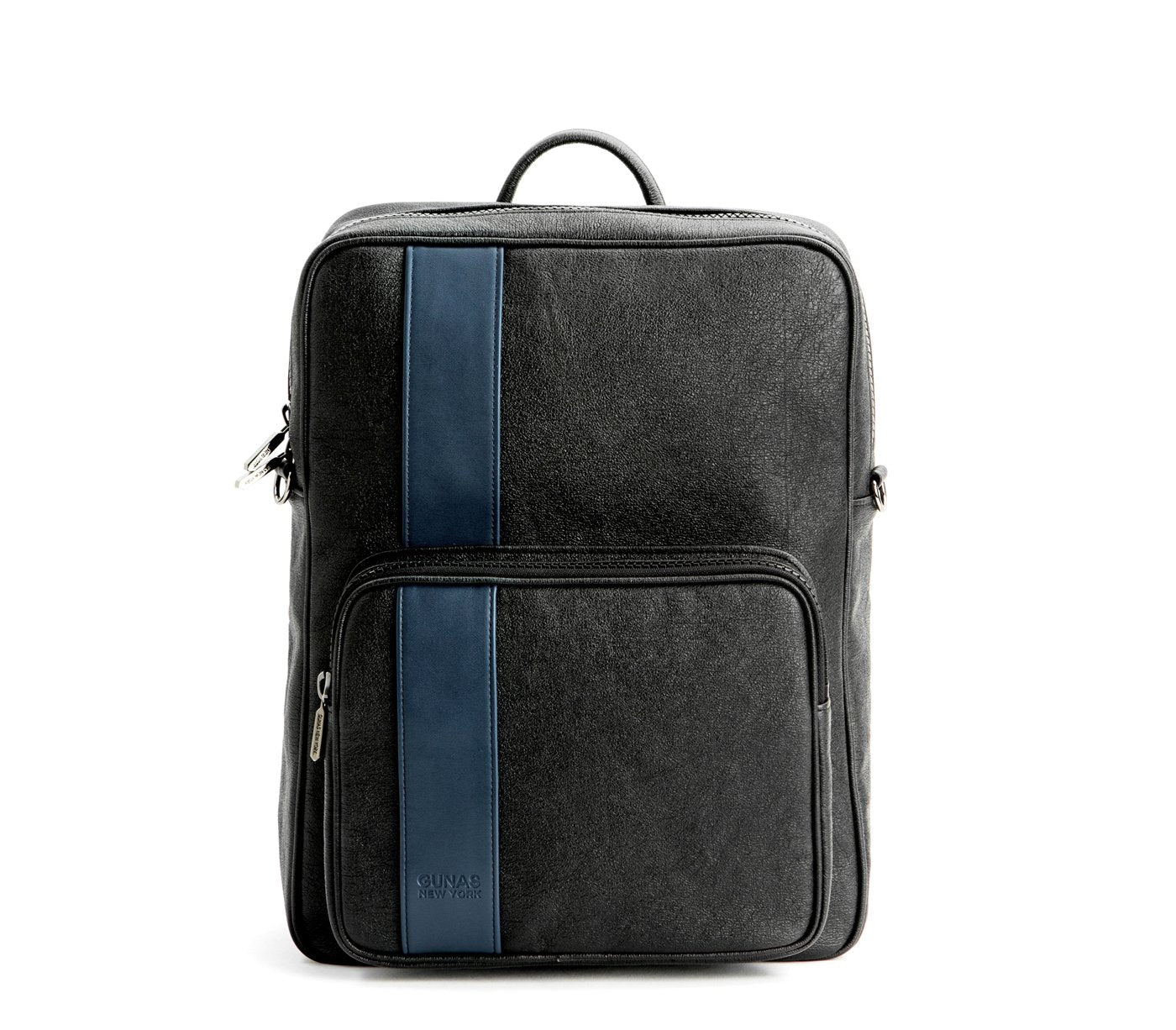 Jared - Blue Vegan Leather Men's Backpack