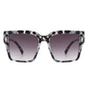 Verdiana - Women Chic Flat Top Tinted Fashion Square Sunglasses