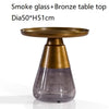 Classic Design Sebastian Herkner Round Glass Tea Side Table