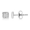 .925 Sterling Silver 1/10 Cttw Miracle-Set Diamond