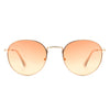 Thunderz - Classic Metal Circle Round Tinted Fashion Sunglasses