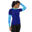 Rashguard Destination Ocean Sea Skinz Performance pour femmes UPF 40+