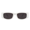 Harmonix - Retro Rectangular Narrow Vintage Slim Sunglasses