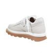 Double Layer Leather Sneaker (BEIGE)