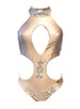 Malibu Rhinestone One Piece - Gold