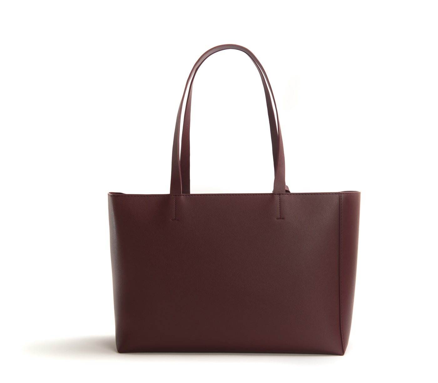 Tippi - Burgundy Vegan Leather Tote Bag