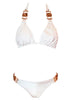 Tina Halter Top & Skimpy Bottom - White