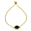 Brandy Small Oval Bracelet in Gold