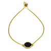 Brandy Small Oval Bracelet in Gold