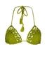 Mamadelta | El Diamante Moss Green Hand-Crocheted Bikini Top