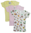 Bambini Girls Printed Short Sleeve Variety Pack