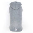 Brave Bark Hooded Dog Fleece - Heather Grey