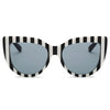 HELSINKI | Women Round Cat Eye Oversized Fashion Sunglasses