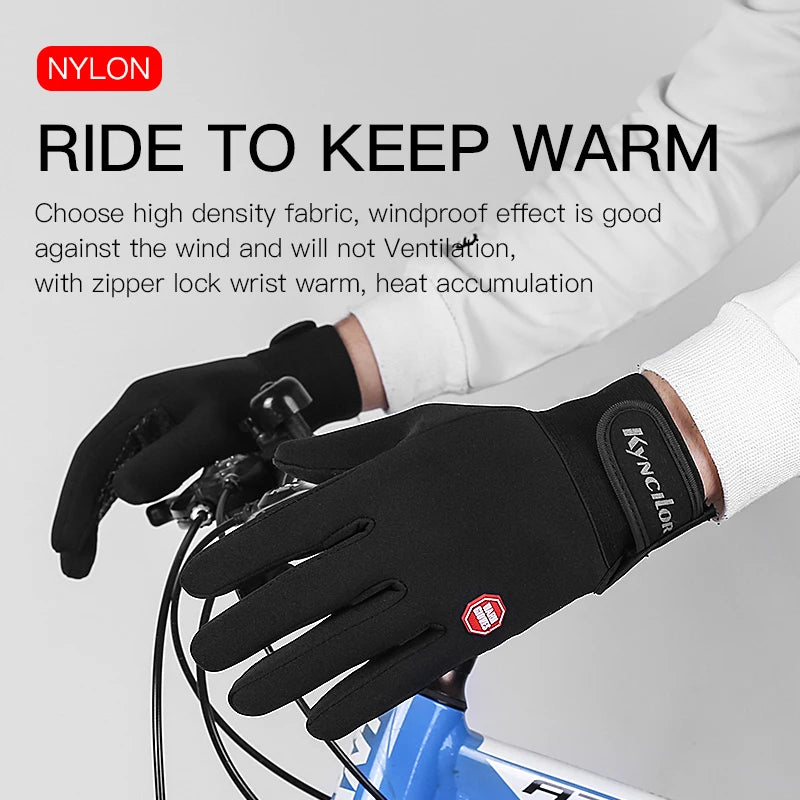 Gants de cyclisme d'hiver