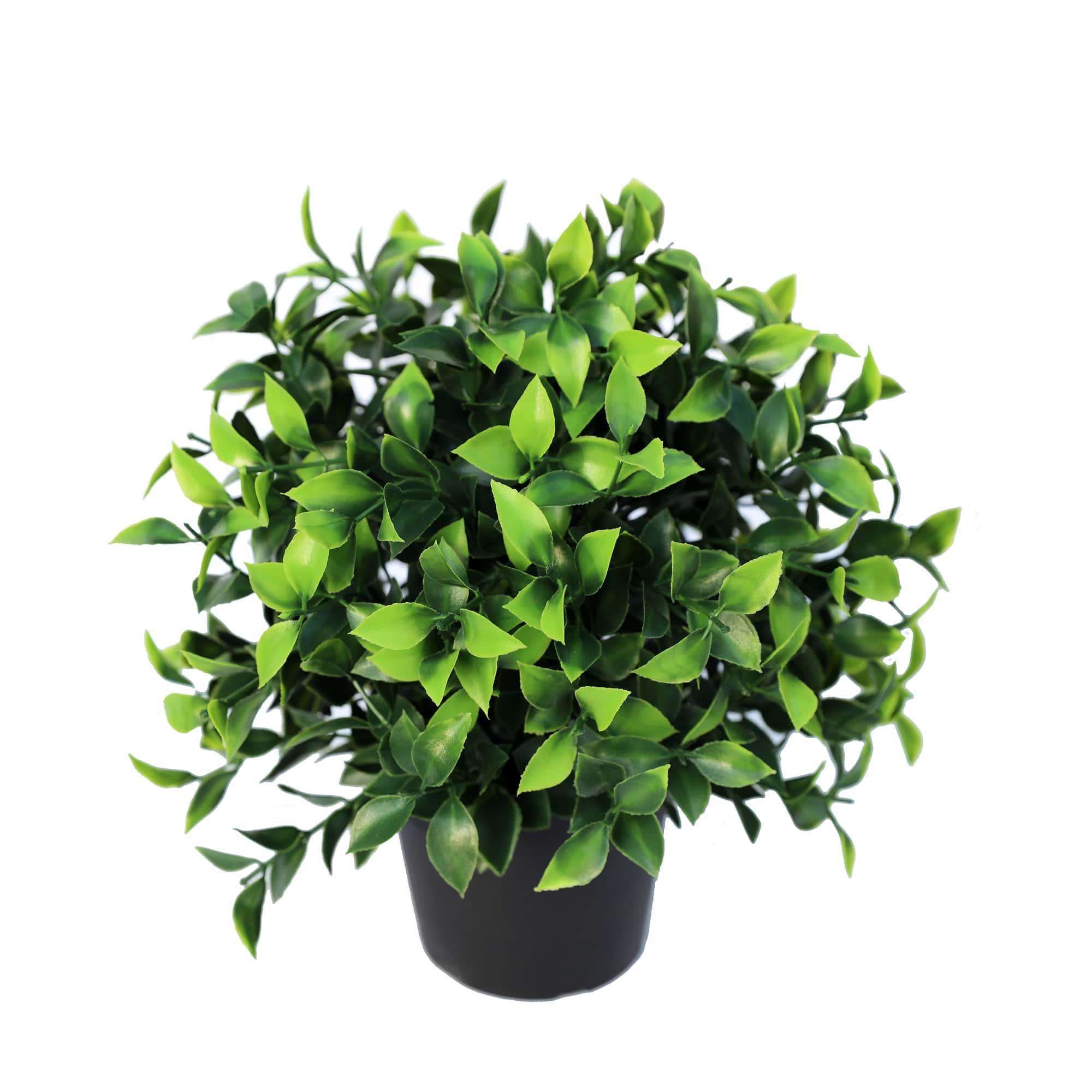 Petite plante de jasmin artificielle en pot résistante aux UV 20 cm