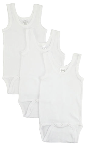 Bambini White Tank Top Onezie