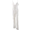 White Tassel Jumpsuit