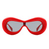 Argo - Oversized Y2K Inflated Frame One Piece Lens Sunglasses