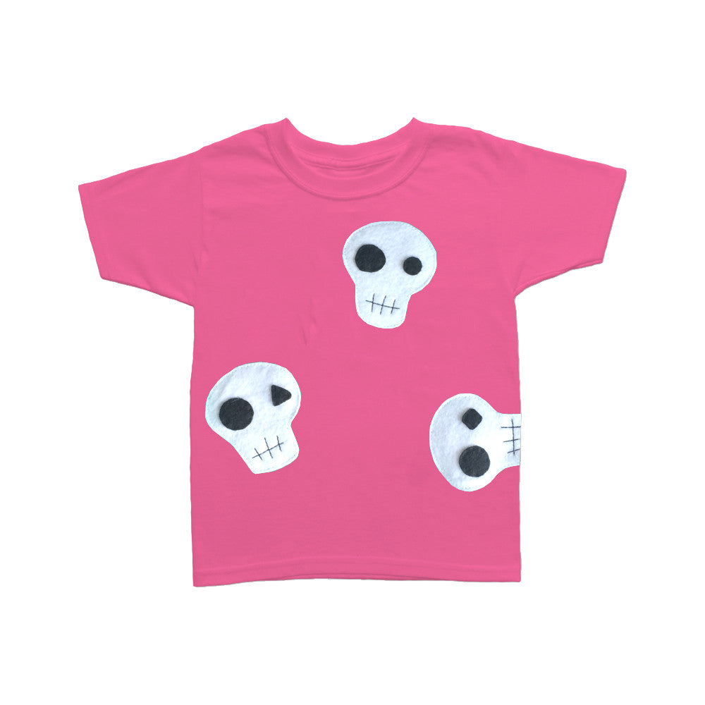 Skulls Can Be Cute! - Green and Pink Kids