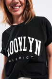 T-shirt Brooklyn en noir