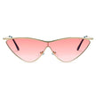 SUSTYA -  Women Fashion Tinted Cat Eye Sunglasses