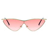 SUSTYA -  Women Fashion Tinted Cat Eye Sunglasses