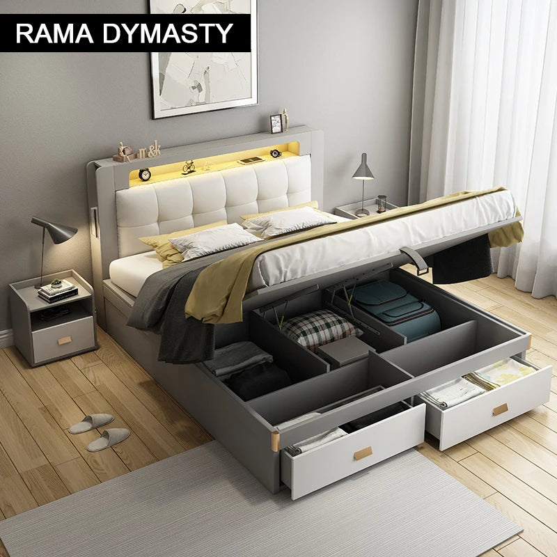 Multifunctional Bed Frame With Storage