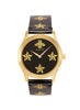 'G-Timeless' Bee Star Print 38mm Watch - Gucci - Metallic