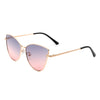 Aurorion - Women Oversize Large Retro Cat Eye Fashion Sunglasses