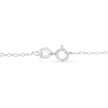 Collier station de diamants en argent sterling