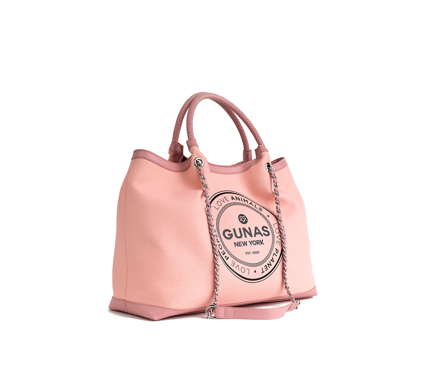 RUTH - Light Pink Vegan Canvas Tote