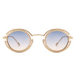 Moonmist - Fashion Circle Geometric Round Futuristic Fashion Sunglasses