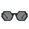 Starpath - Geometric Round Irregular Tinted Fashion Sunglasses