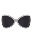 Luna - Lunettes de soleil tendance pour femmes en forme de papillon triangle surdimensionné