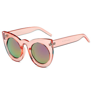 Hinton | Women Round Cat Eye Oversize Sunglasses