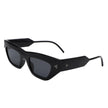 Oceanlux - Women Fashion Square Chunky Retro Chic Cat Eye Sunglasses