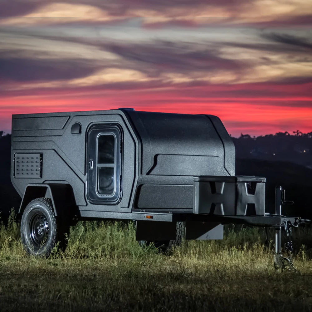 Small Camping Trailer With Inner Sleep and Tent