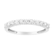 Diamant taille ronde brillant serti sur griffes partagées en argent sterling .925 1/2 carat