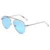 HIDALGO | Metal Oversize Tinted Lens Aviator Sunglasses