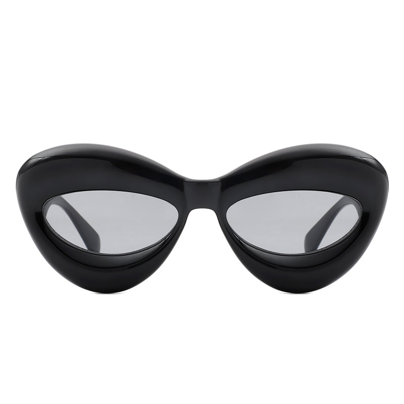 Vexa - Fashion Trendy Cat-Eye Thick Frame Lip Sunglasses