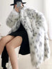 Winter Leopard Print Faux Fur Coats