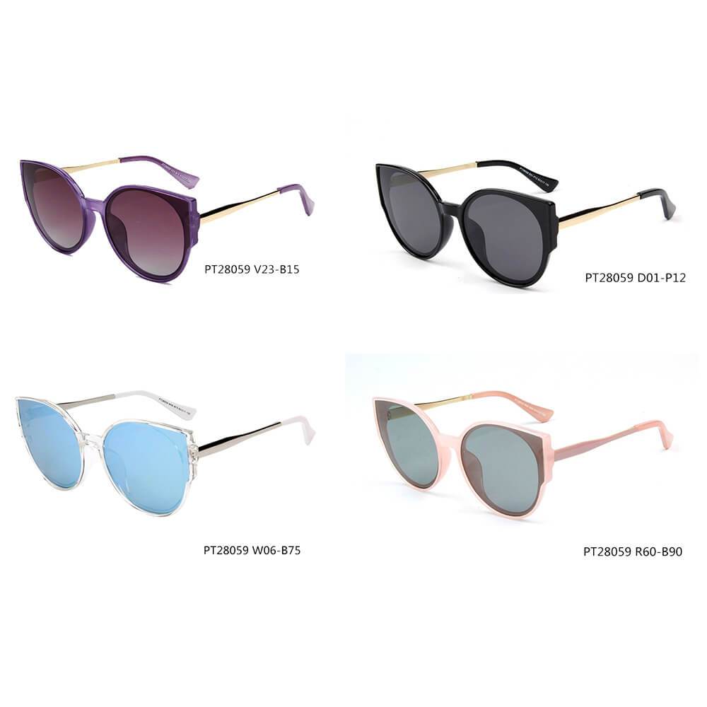 Duisburg - Women Round Cat Eye Polarized Sunglasses