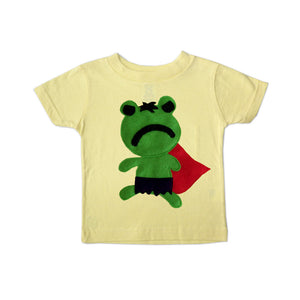 Kids Superhero Shirt - Team Super Animals - Hopper Froggy